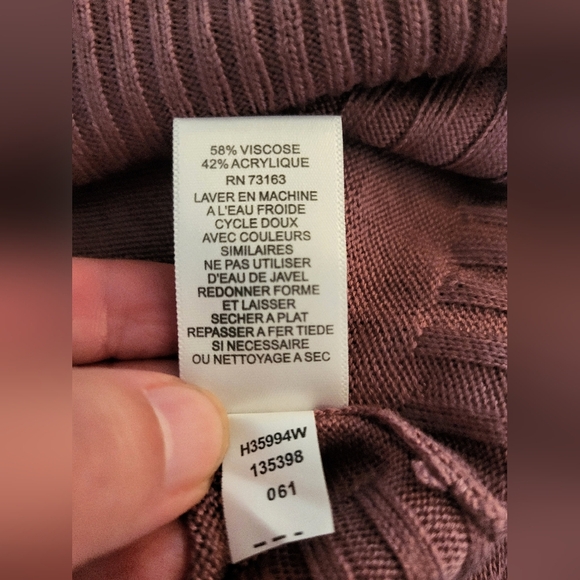 Cupio Woman Women's Mauve Cowl Neck Sweater Size 2X NWT - Picture 7 of 7